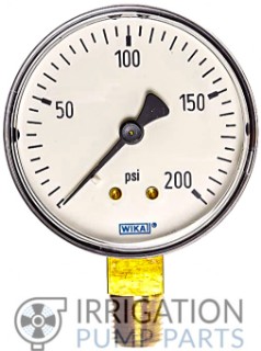 Picture of 30-0-160 PSI Brass Gauge