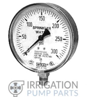 Picture of 2.5" 0-200 PSI Liquid Filled Gauge